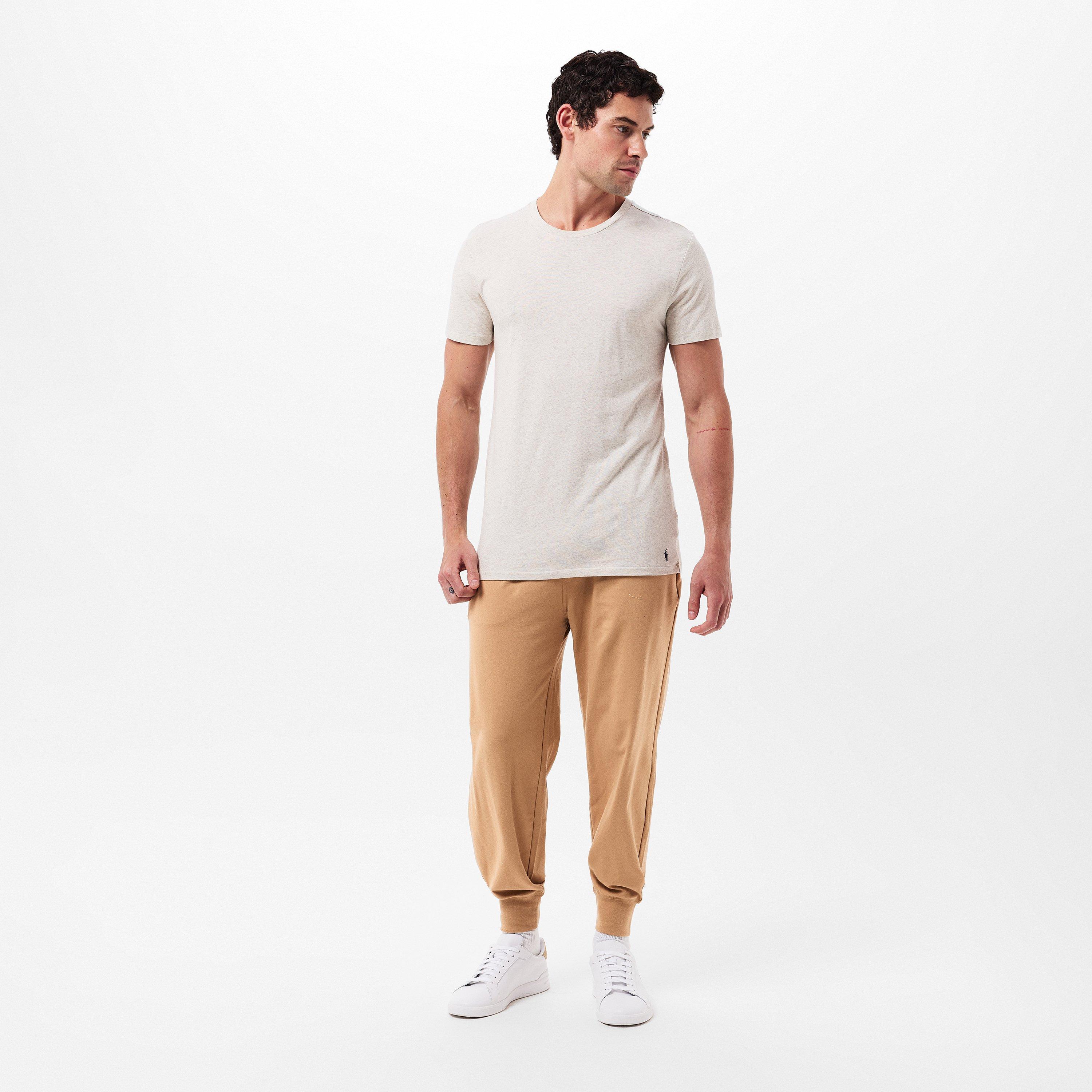 Men's Tonal Taped Closed Hem Jersey Joggers