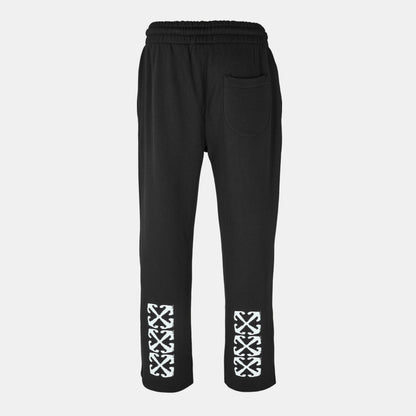 Arrow Fleece Closed Hem Joggers