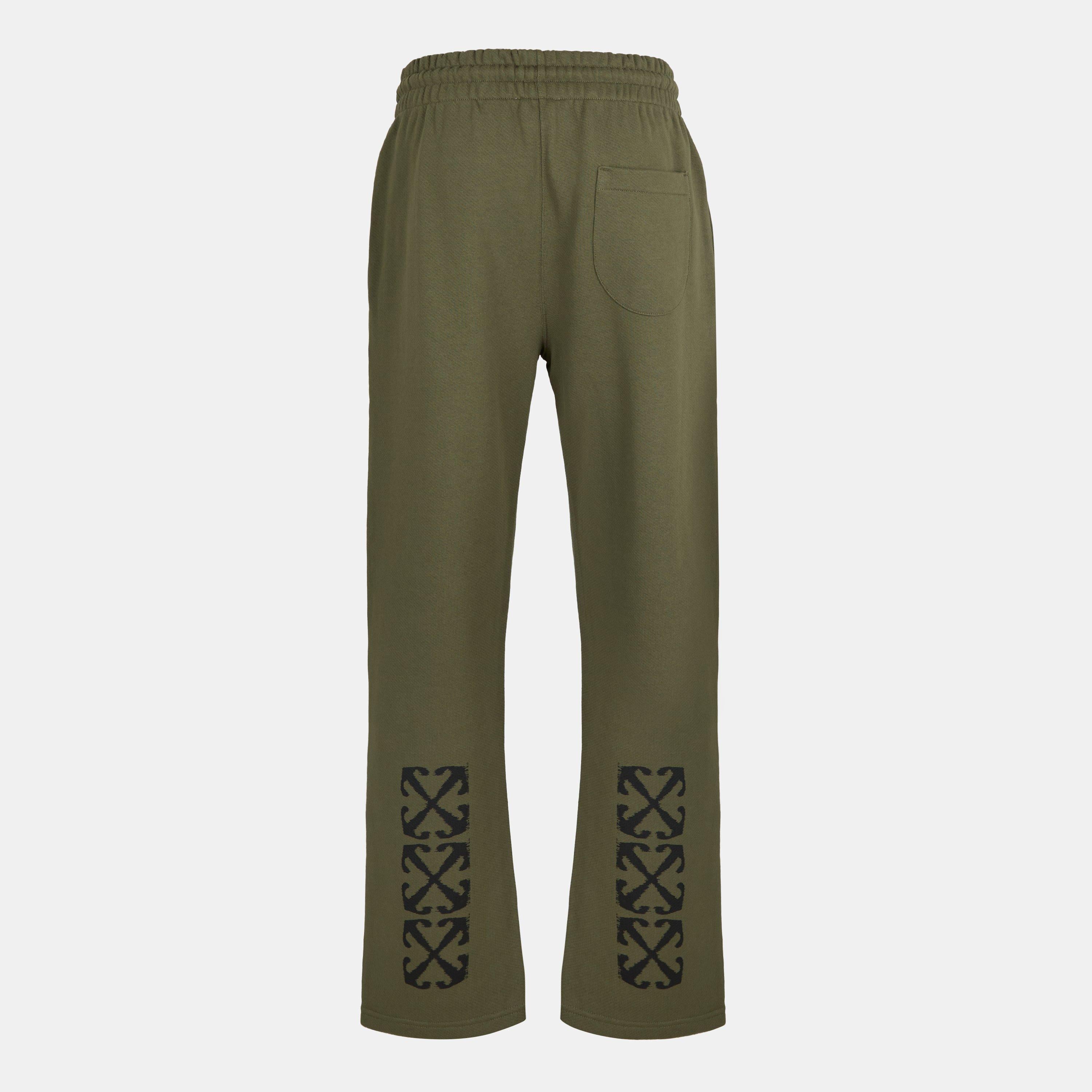 Arrow Fleece Closed Hem Joggers
