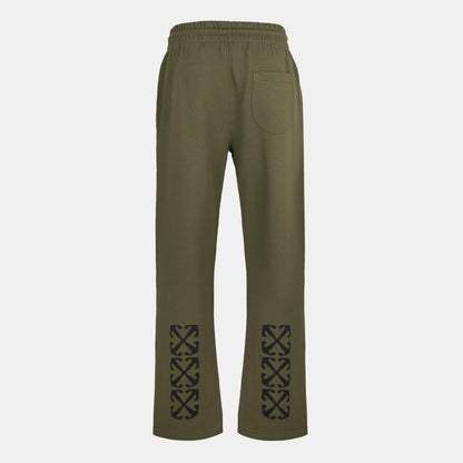 Arrow Fleece Closed Hem Joggers