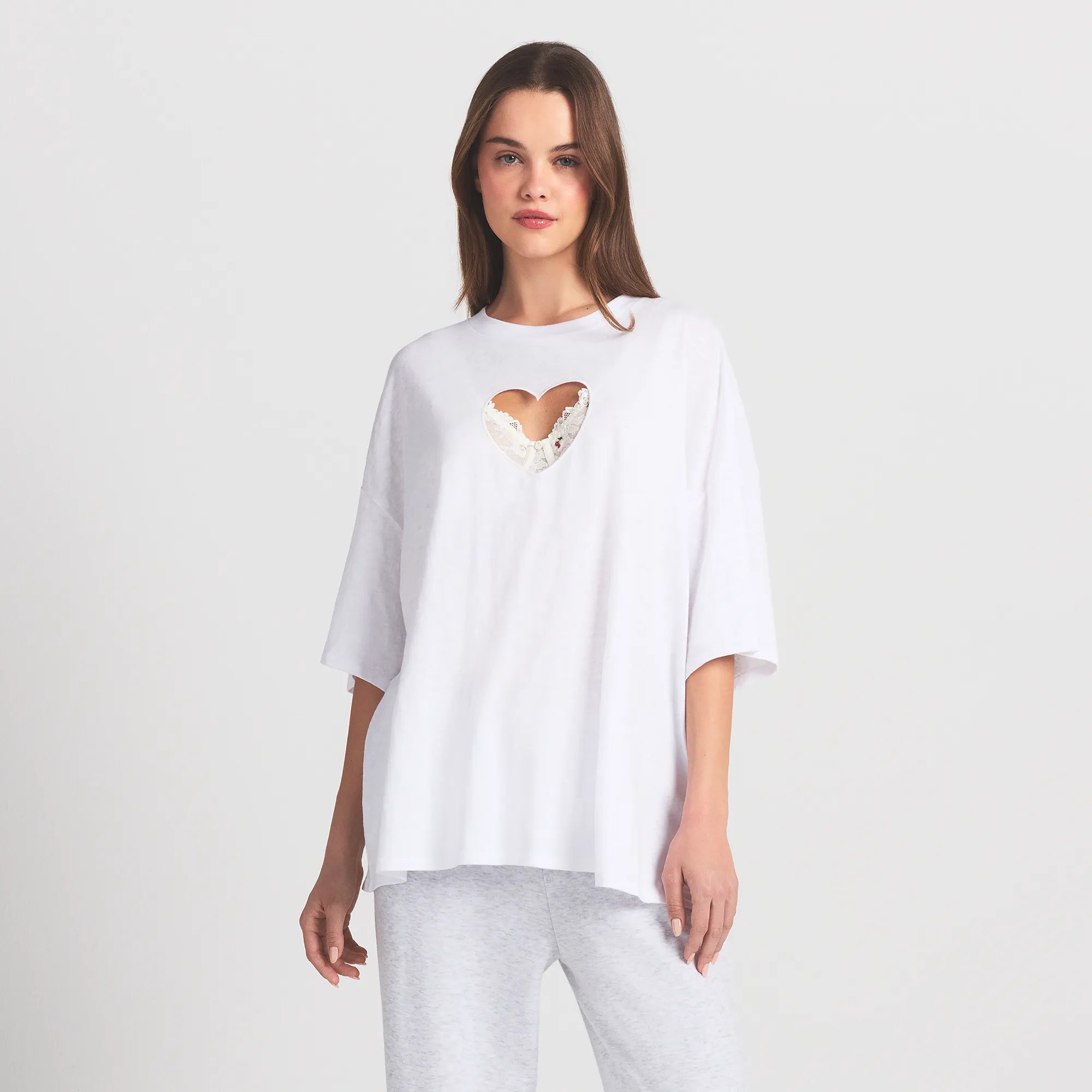 Worn in Jersey Heart Oversized T-shirt