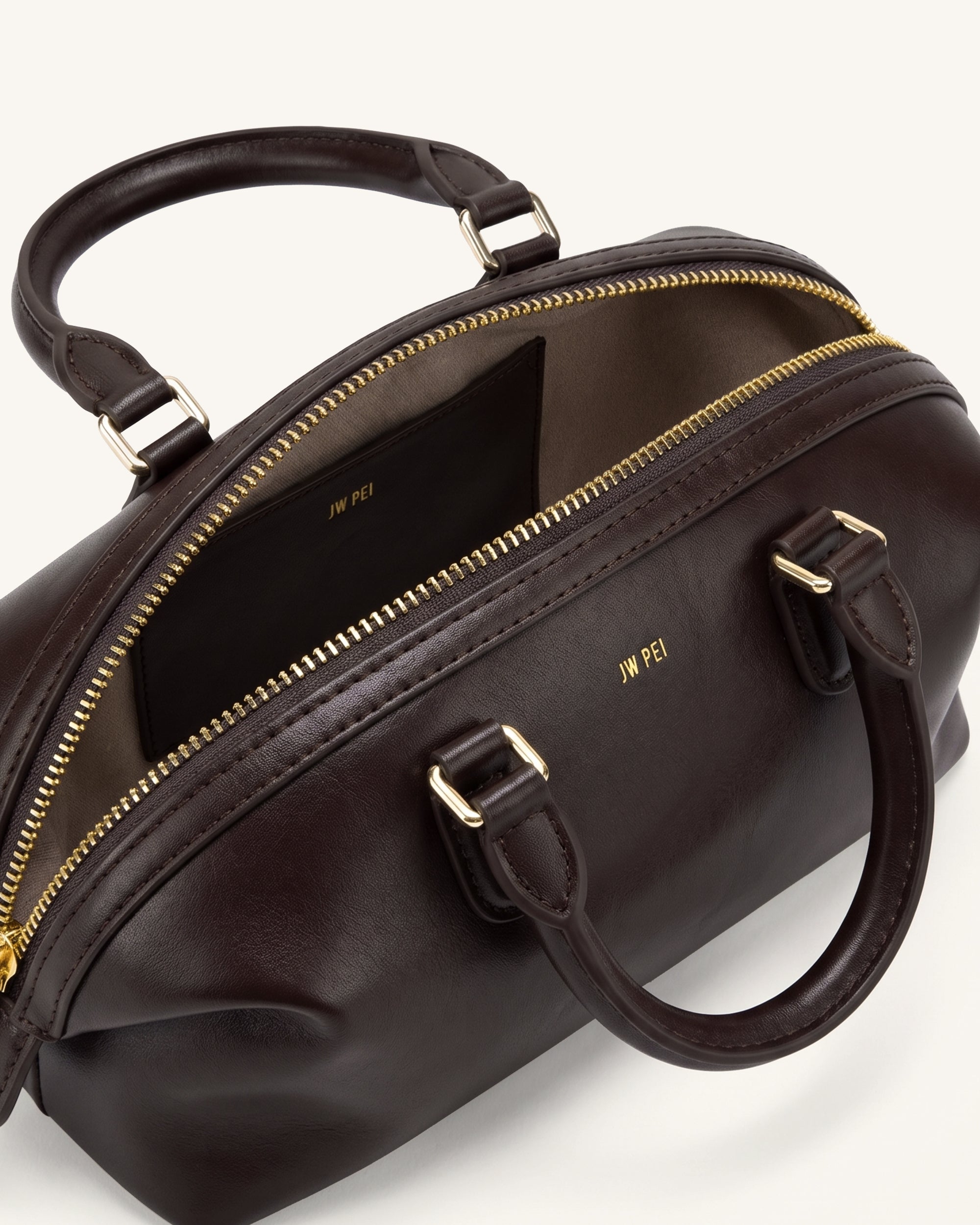Arlo Top Handle Bag - Dark Brown