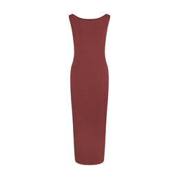 Smooth Layers Cut Out Long Dress