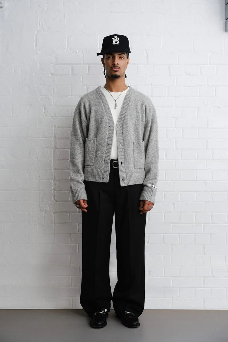 Tailored wide leg trouser - Black