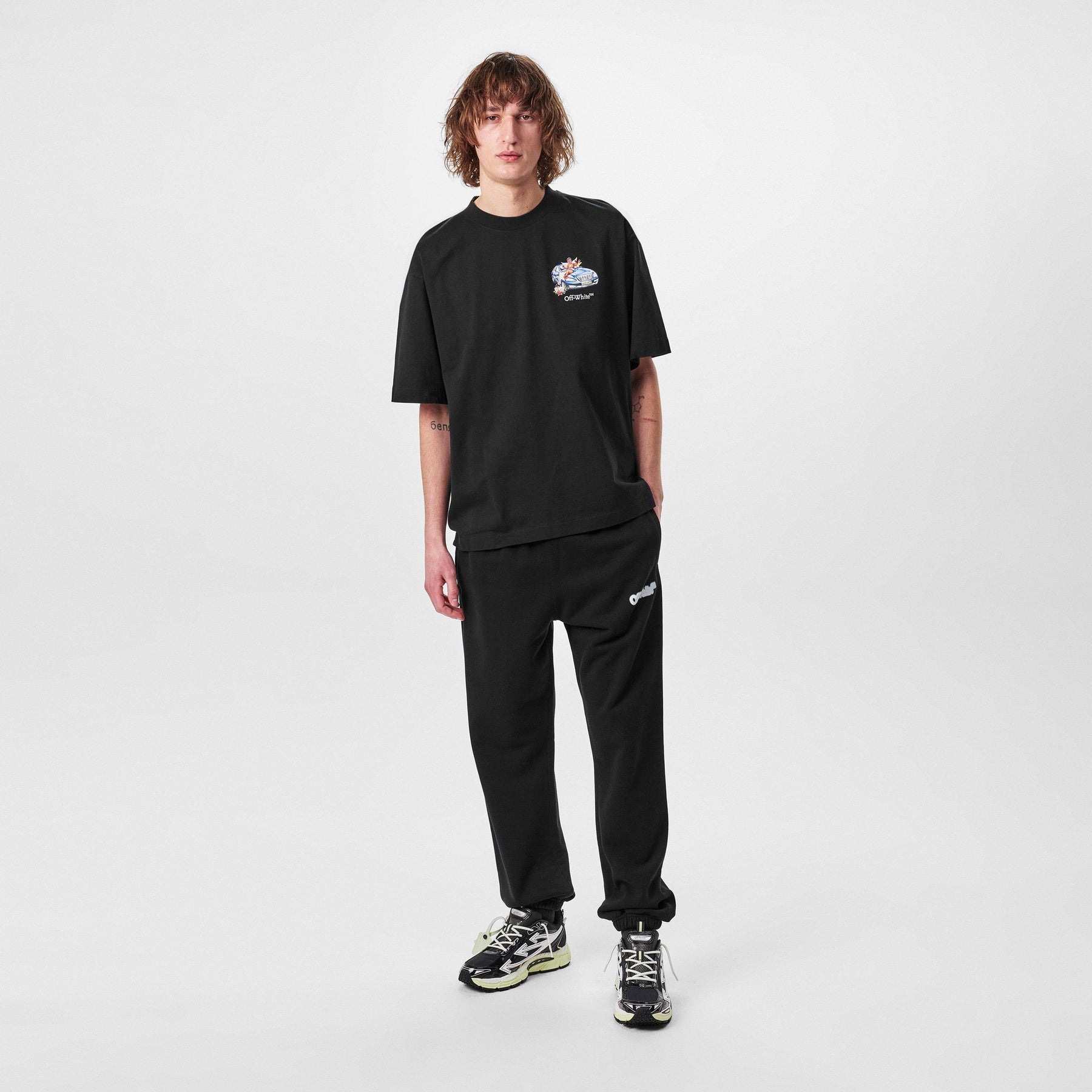 Men's Spray Jogging Bottoms, Iconic Logo Trousers
