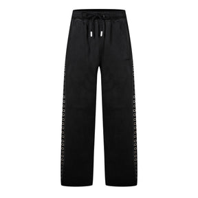 Eyelet-Embellished Jogging Bottoms