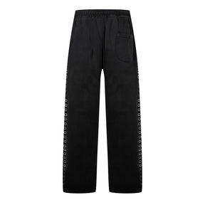 Eyelet-Embellished Jogging Bottoms