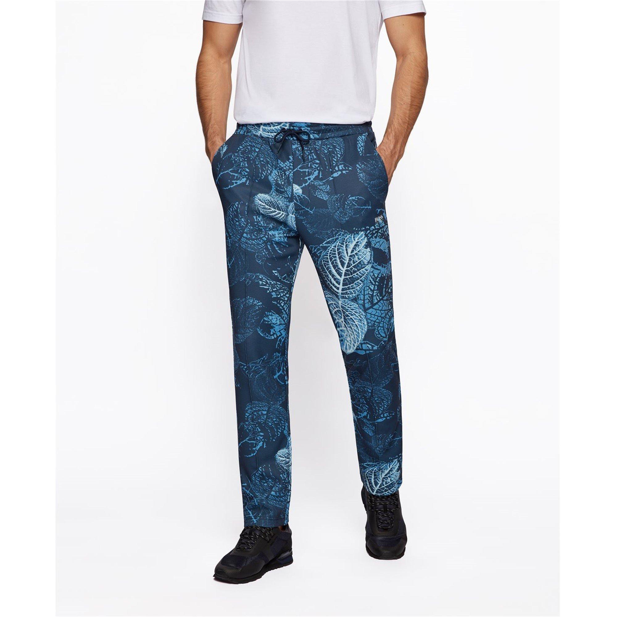 Men's Closed Hem Jersey Jogging Bottoms