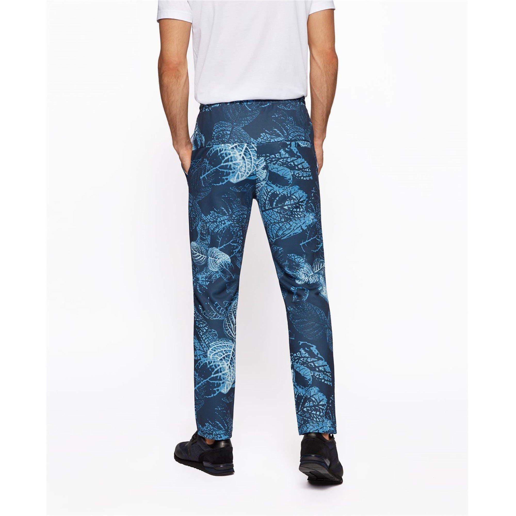 Men's Closed Hem Jersey Jogging Bottoms