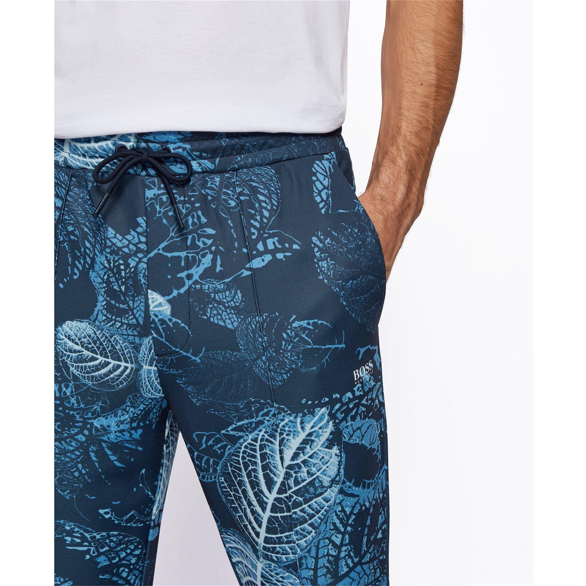 Men's Closed Hem Jersey Jogging Bottoms