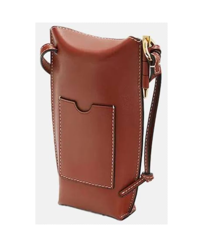 Pocket Gate Leather Crossbody Bag