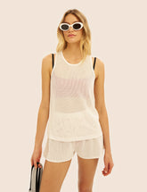 Knitted Mesh Top
