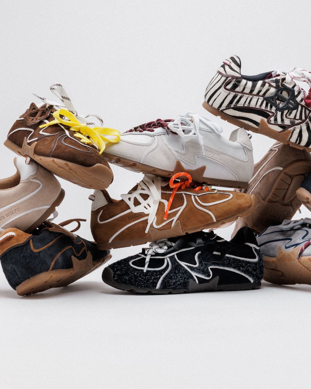 Adored White Suede/Leather