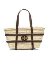 Brown Shoulder Bag Ella Straw Basket