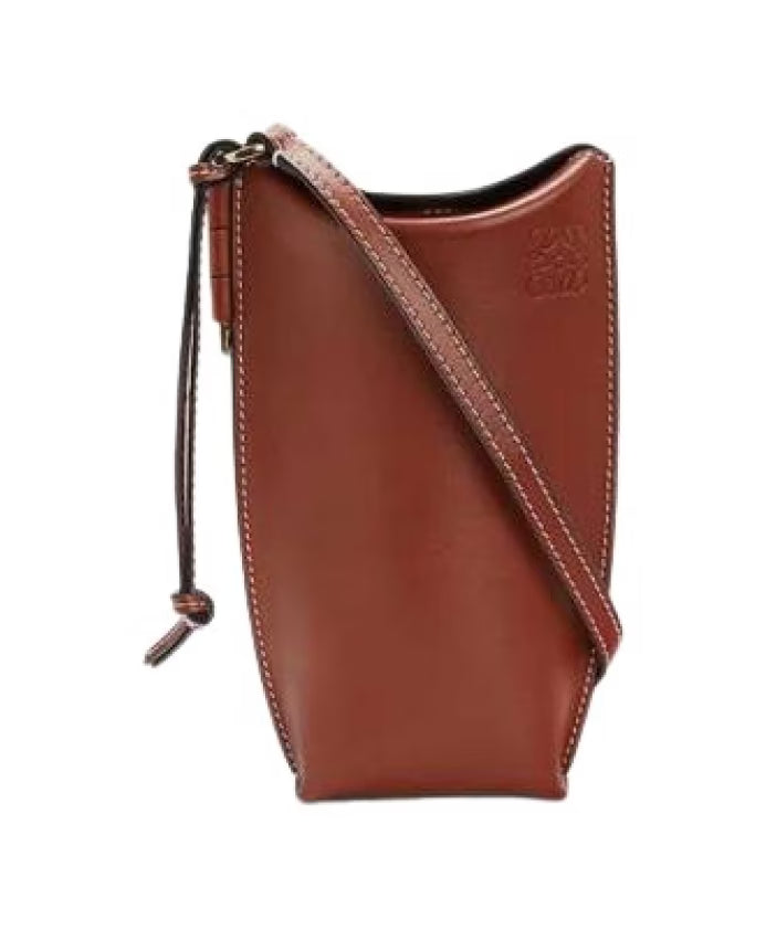 Pocket Gate Leather Crossbody Bag