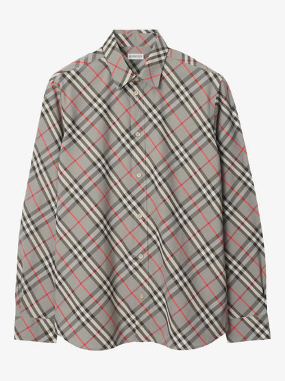 Burberry checked cotton shirt