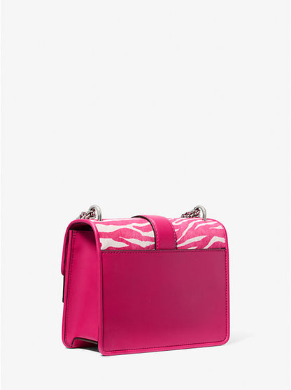 Greenwich Small Zebra Print Calf Hair Crossbody Bag