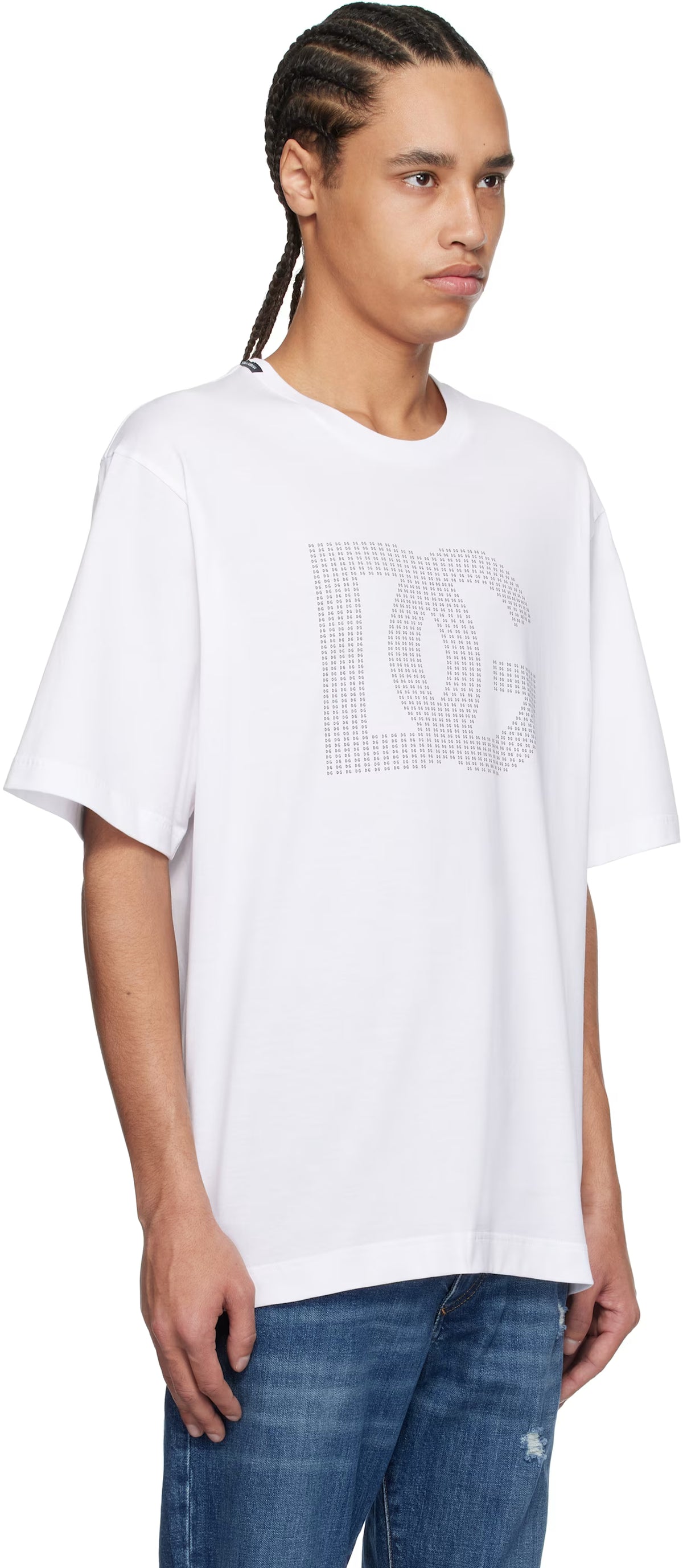 Dolce&Gabbana White DG Logo T-shirt