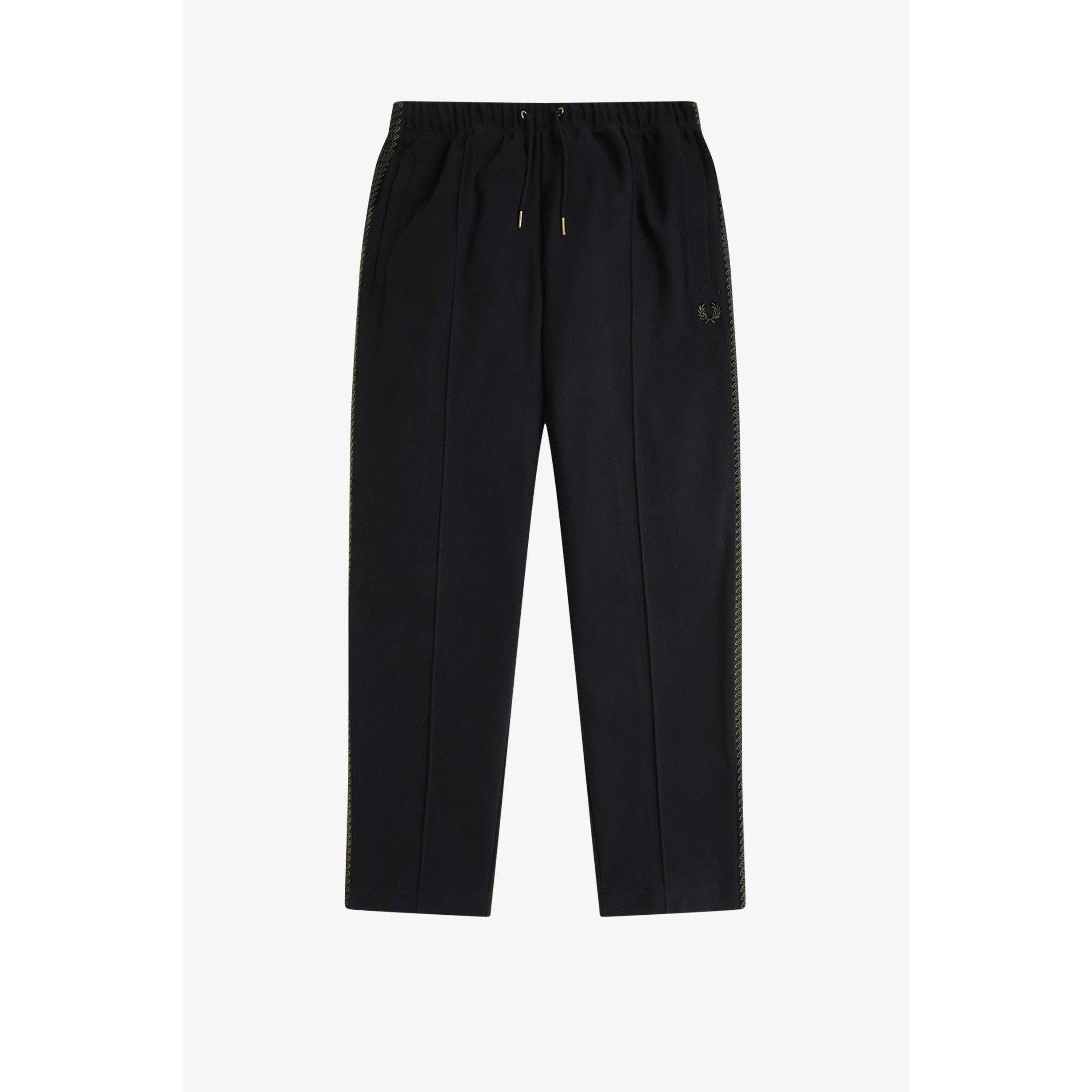 Side Tape Woven Open Hem Tracksuit Joggers