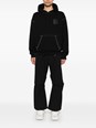 Givenchy Black Hoodie with 4G Logo Detail on Front in Cotton Man
