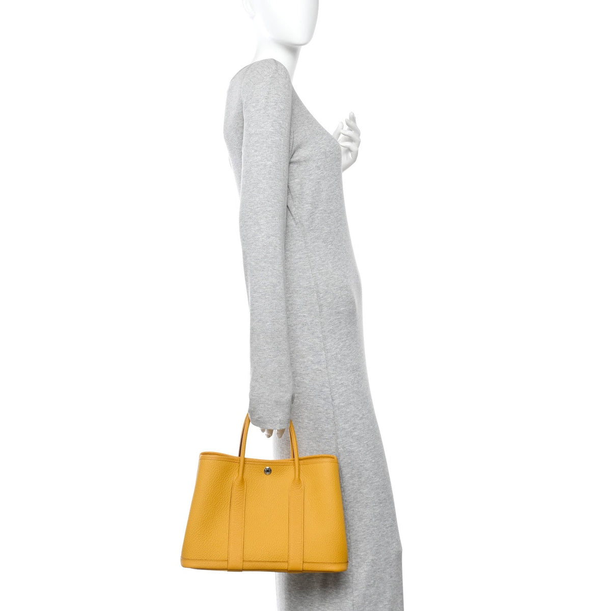Hermes Vache Country Garden Party 30 TPM Jaune Ambre