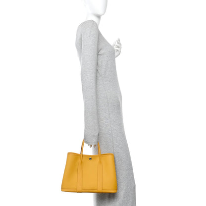 Hermes Vache Country Garden Party 30 TPM Jaune Ambre