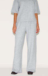 Grey Soft Touch Wide Leg Joggers