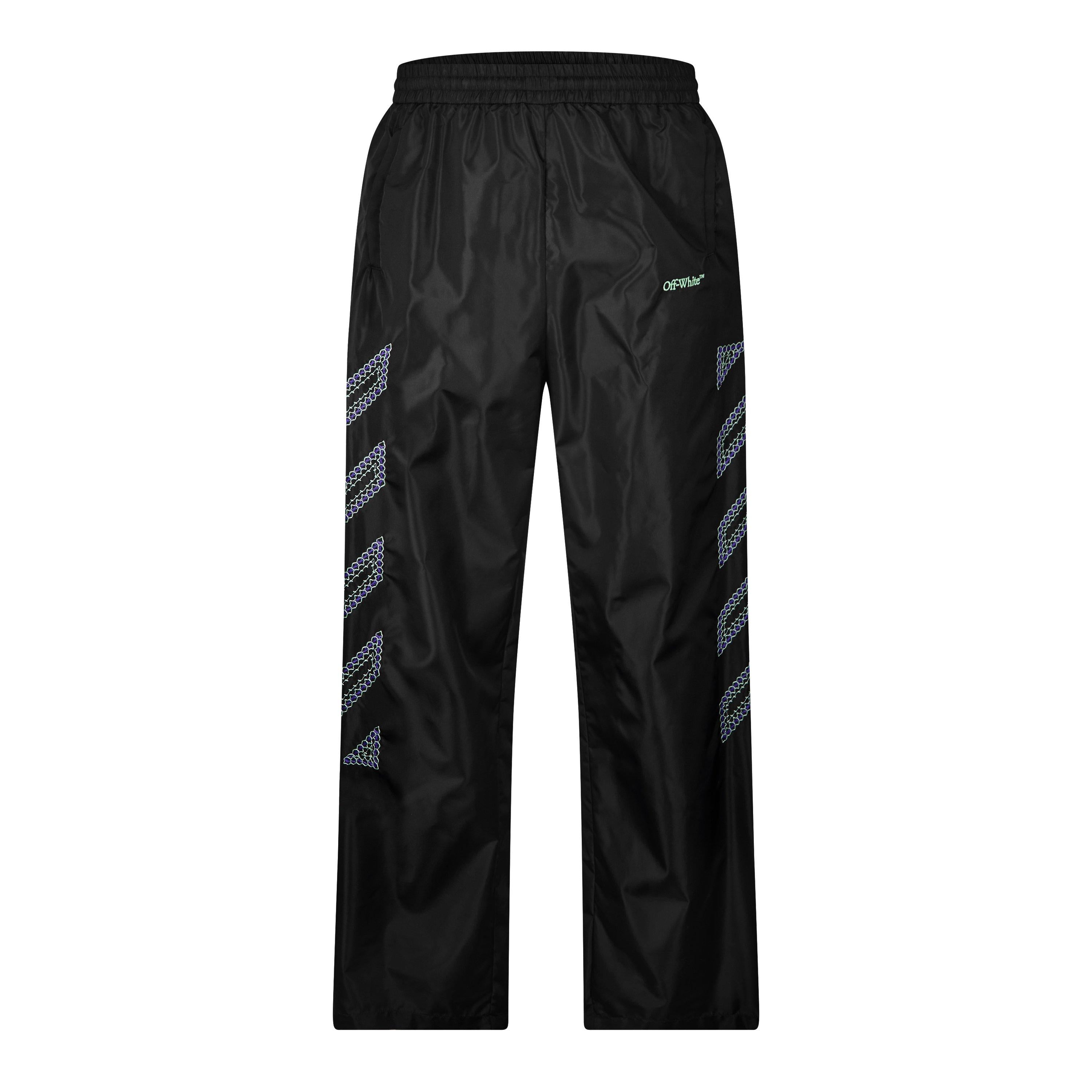 Open Hem Woven Tracksuit Joggers