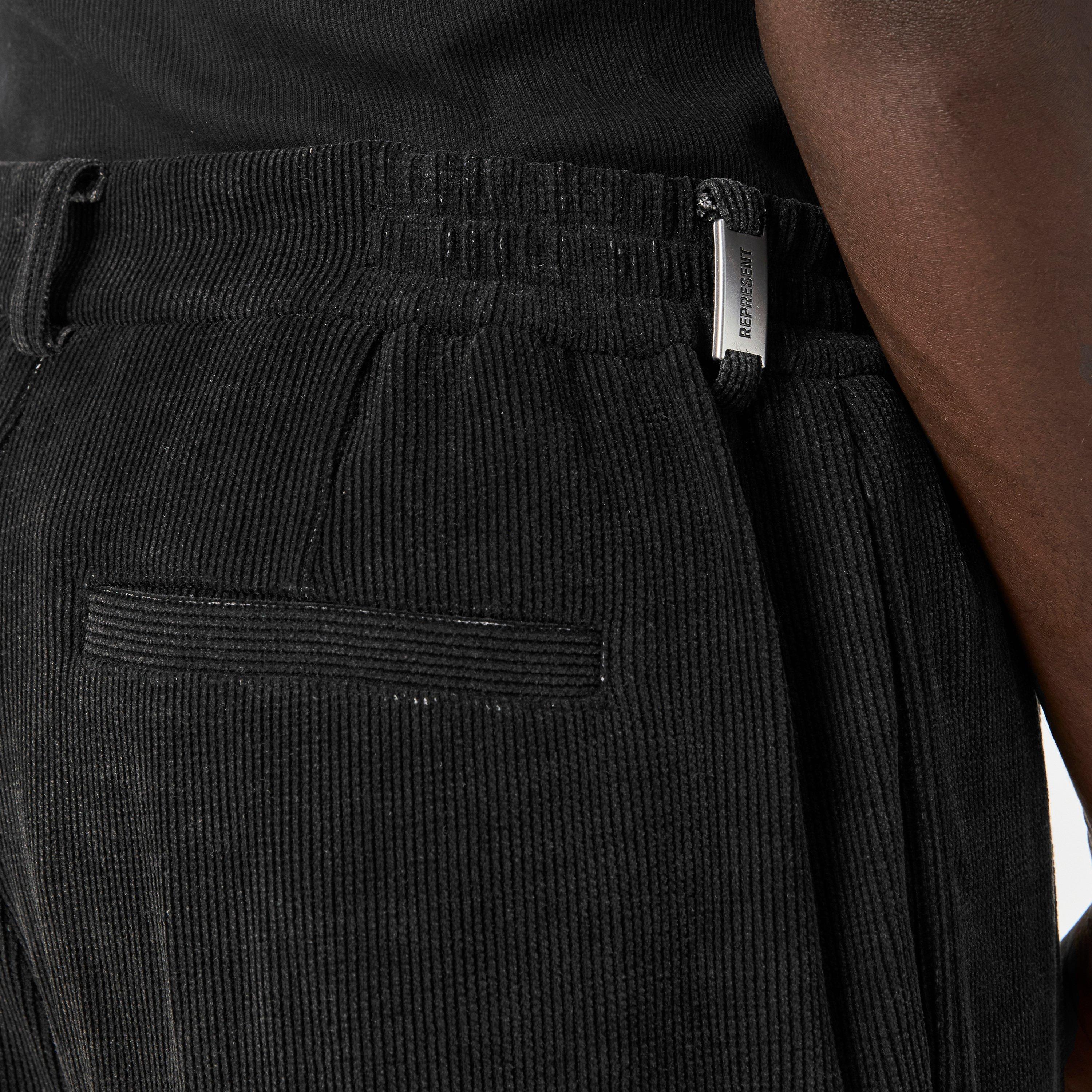 Open Cuff Woven Relaxed Fit Joggers