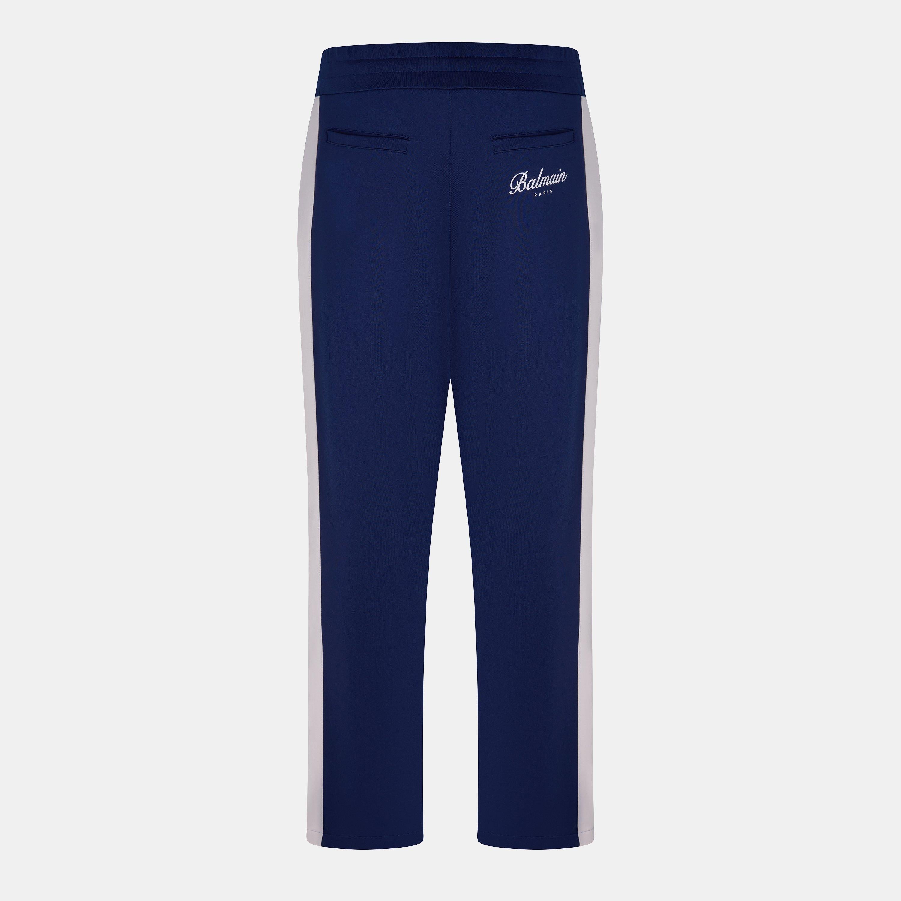 College Open Cuff Woven Joggers
