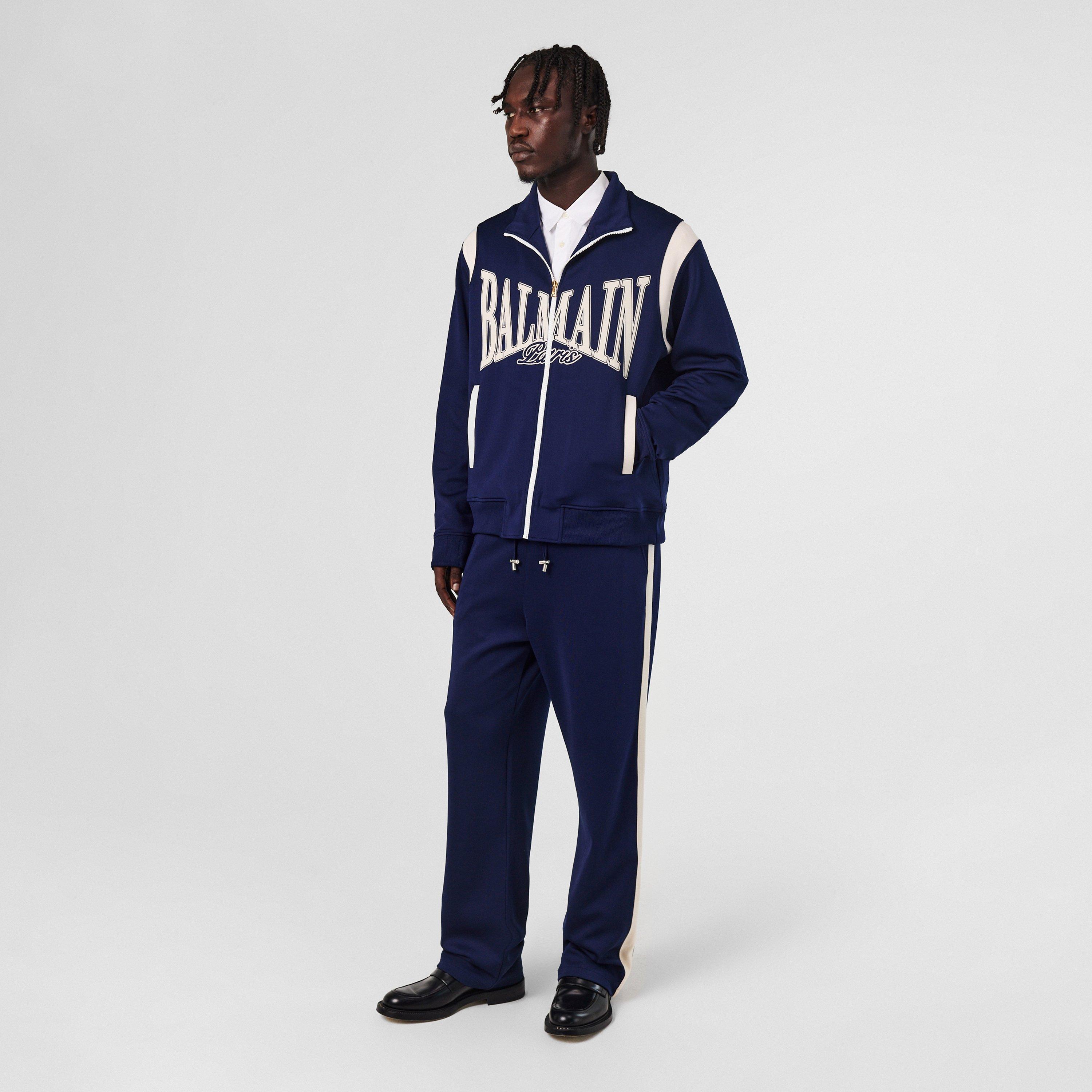 College Open Cuff Woven Joggers