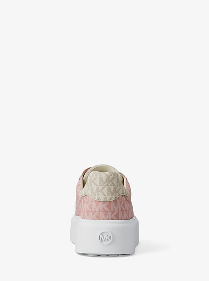 Romey Two-Tone Logo Platform Sneaker