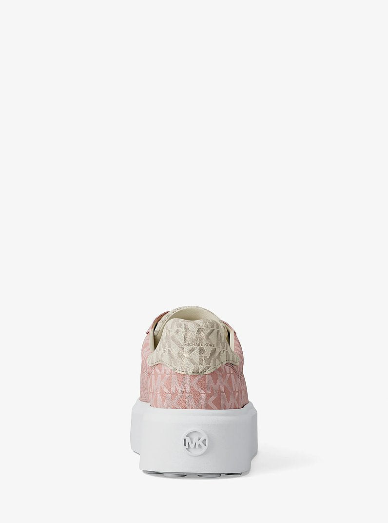 Romey Two-Tone Logo Platform Sneaker