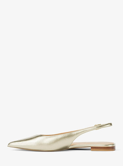 Amali Metallic Slingback Flat