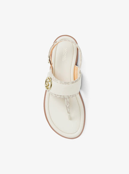 Carmen Signature Logo Thong Sandal