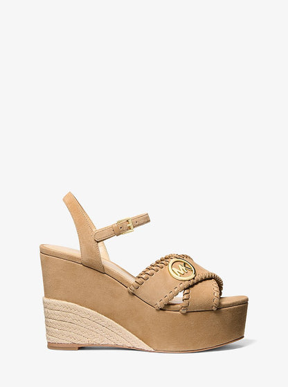 Hannah Suede Platform Sandal