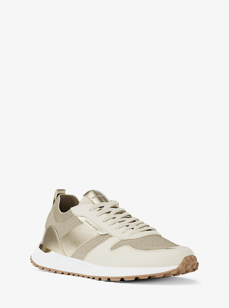Jesse Metallic Stretch Knit Trainer