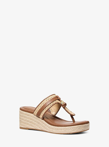 Zoe Crocheted Wedge Sandal
