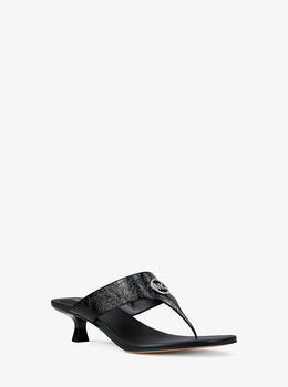Anneka Patent Thong Sandal