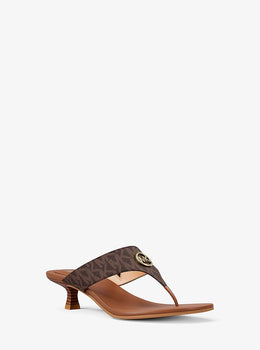 Anneka Signature Logo Thong Sandal