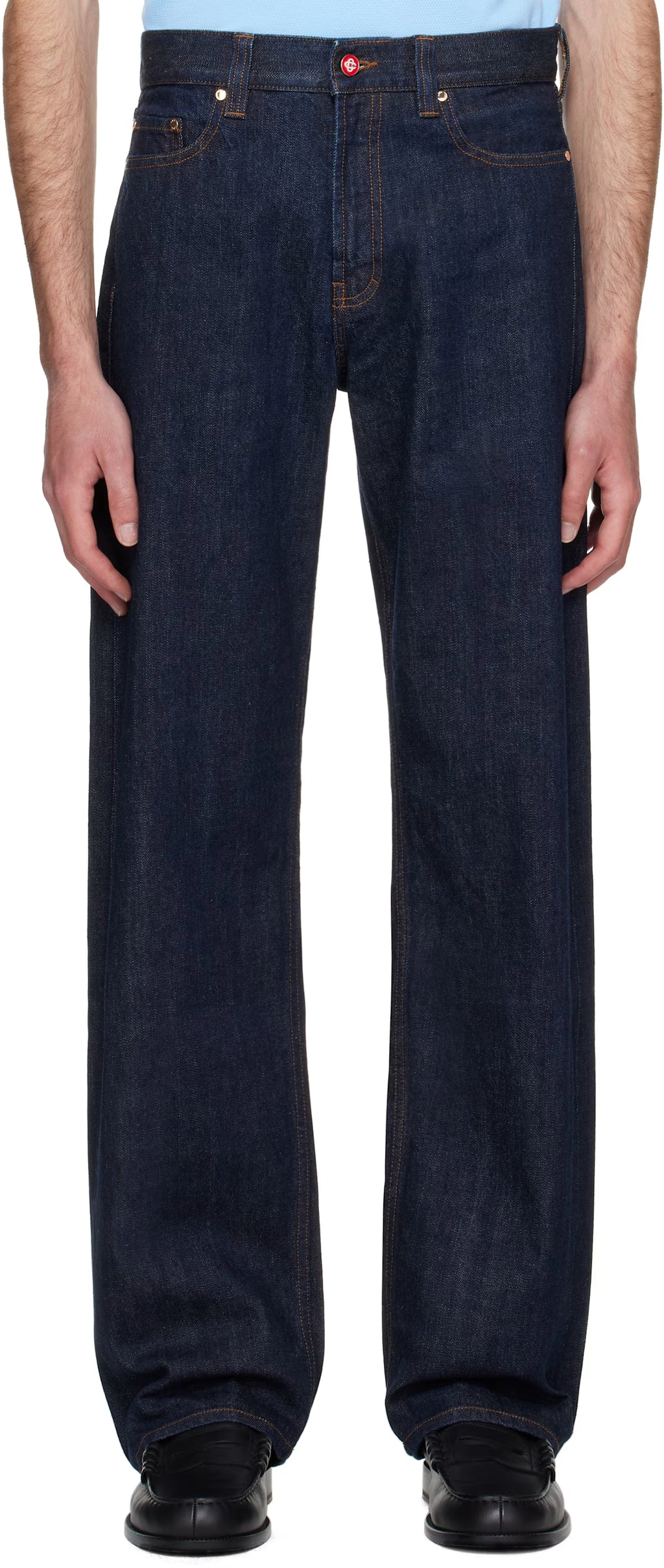 Navy Laurel Selvedge Jeans