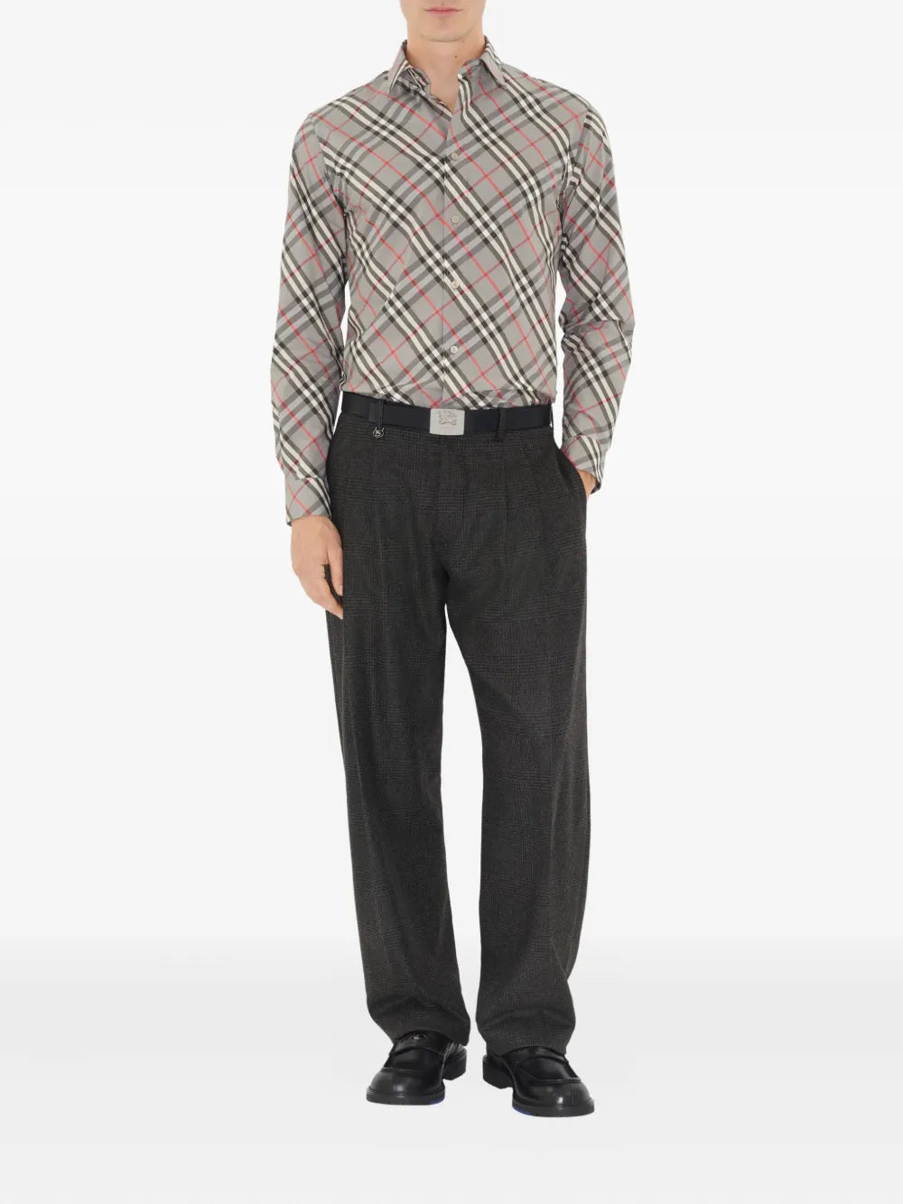 Burberry checked cotton shirt