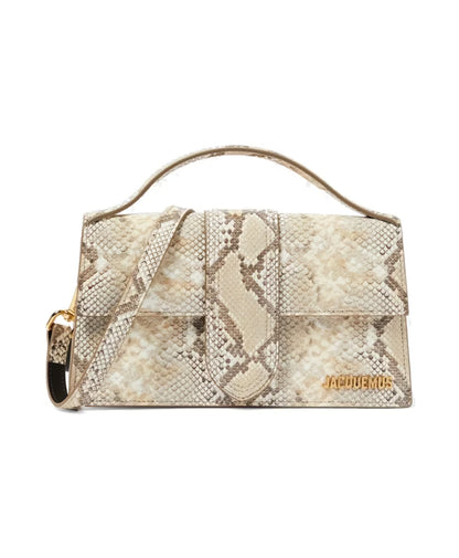 LE GRAND BAMBINO BEIGE PYTHON SKIN