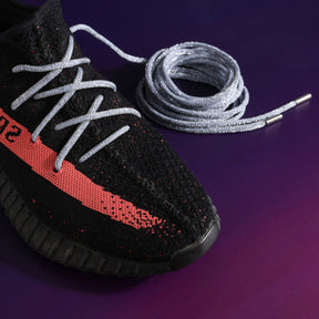 Silver Dreamsicle Rope Laces