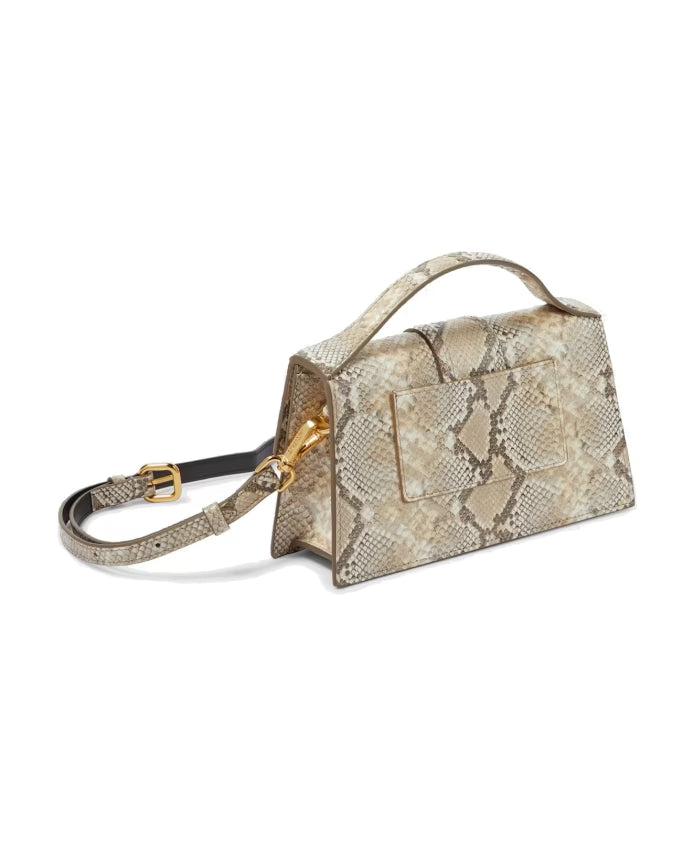 LE GRAND BAMBINO BEIGE PYTHON SKIN