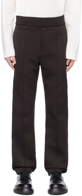 Ferragamo Brown Pinched Seam Trousers