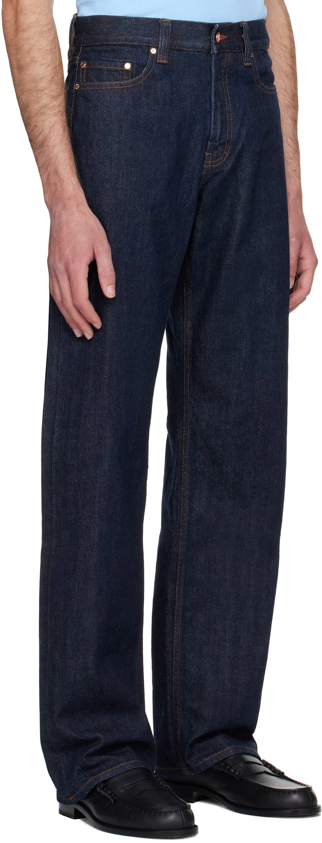Navy Laurel Selvedge Jeans