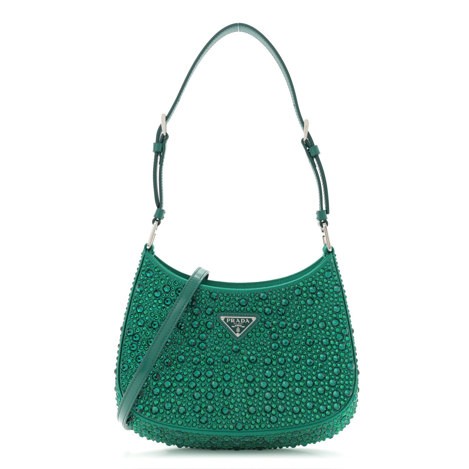 Satin Crystal Cleo Adjustable Strap Shoulder Bag Mango