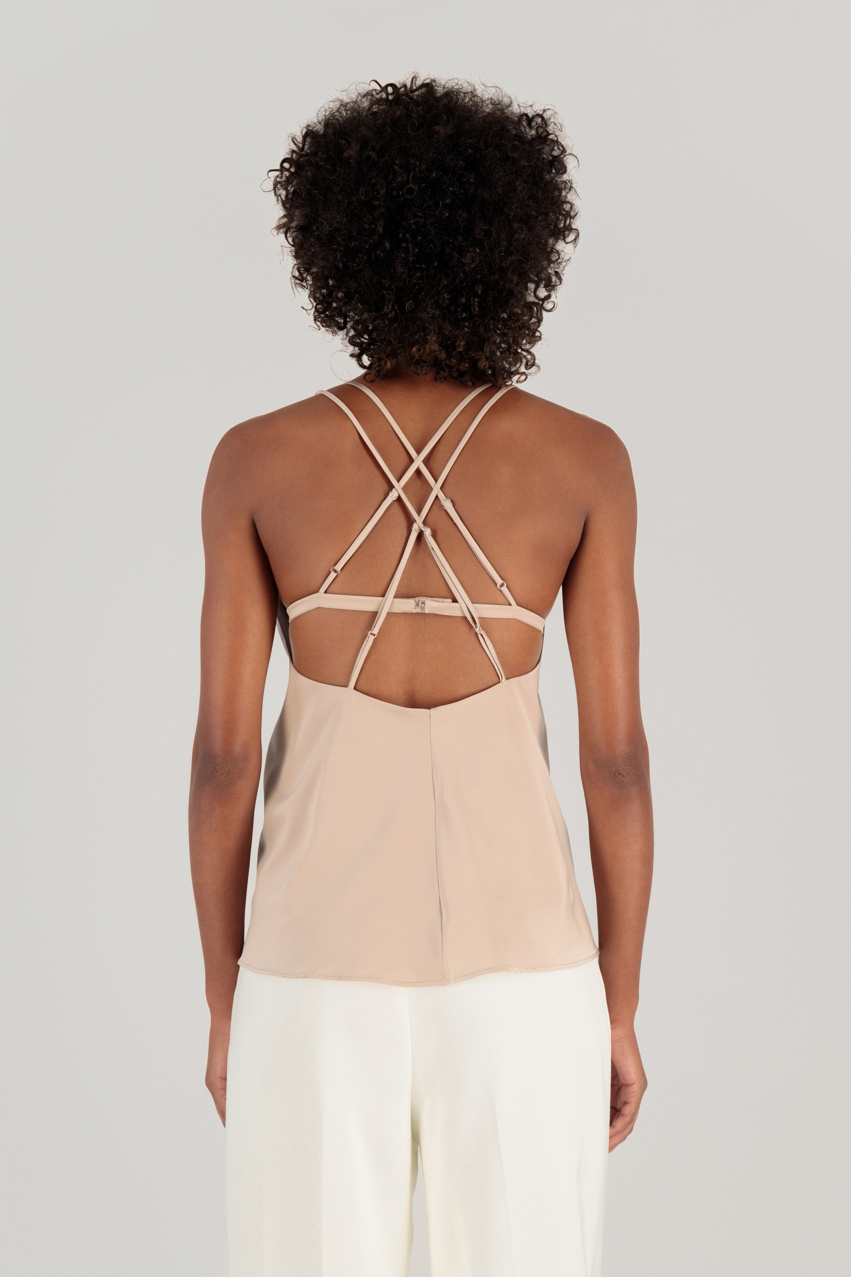 X-BACK SATIN V CAMI