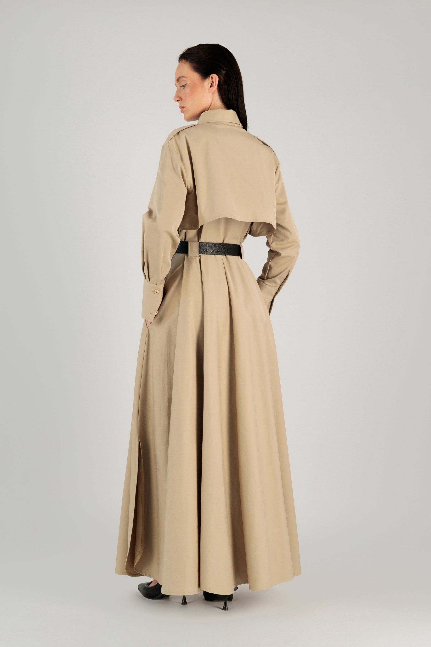 [PRE-ORDER] TRENCH MAXI DRESS